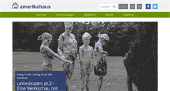 Desktop Screenshot of amerikahaus.de